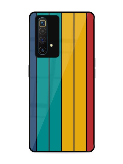 Retro Stripes Glossy Soft Edge Case for Realme X3 Superzoom Chachhi