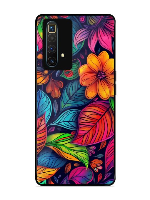 Rainbow Of Blooms Glossy Soft Edge Case for Realme X3 Superzoom Chachhi