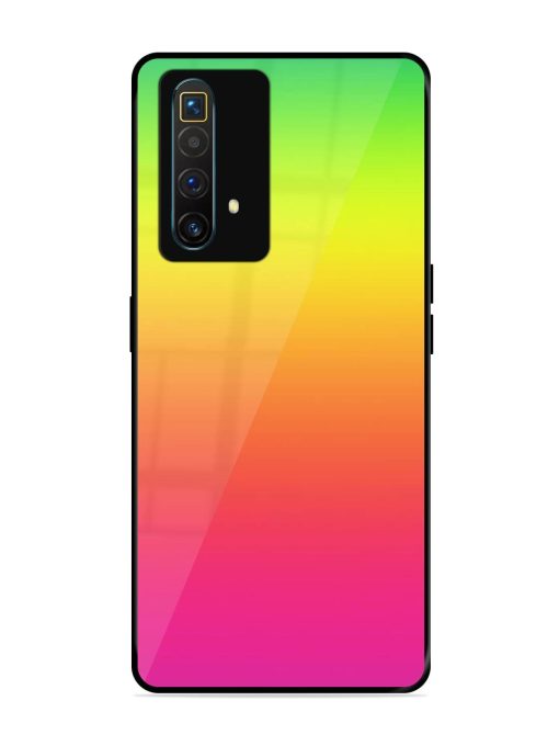 Rainbow Gradient Glossy Soft Edge Case for Realme X3 Superzoom Chachhi