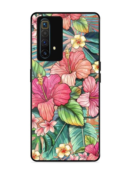 Tropical Tapestry Glossy Soft Edge Case for Realme X3 Superzoom Chachhi