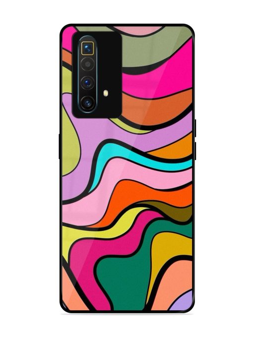 Wavy Wonder Glossy Soft Edge Case for Realme X3 Superzoom Chachhi