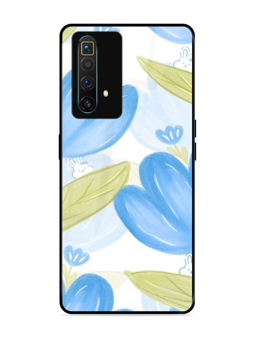 Bunny'S Blue Garden Glossy Soft Edge Case for Realme X3 Superzoom Chachhi