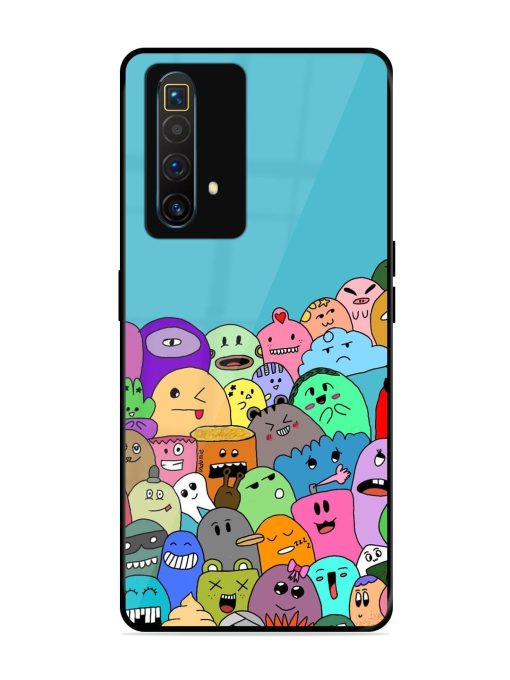 Monster Mash Glossy Soft Edge Case for Realme X3 Superzoom Chachhi