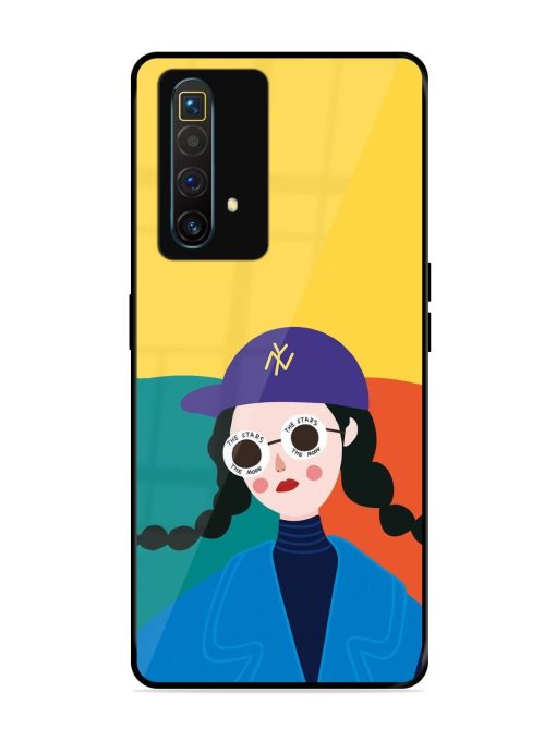 Starry-Eyed Girl Glossy Soft Edge Case for Realme X3 Superzoom Chachhi