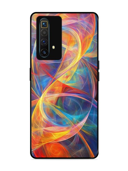 Cosmic Currents Glossy Soft Edge Case for Realme X3 Superzoom Chachhi