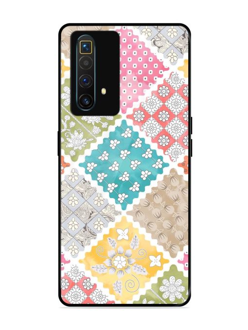 Patchwork Dreamscape Glossy Soft Edge Case for Realme X3 Superzoom
