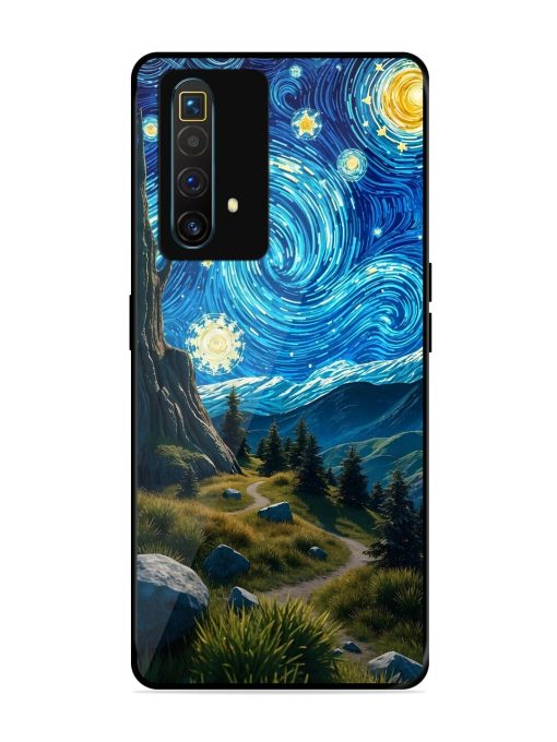 Starry Night In The Shire Glossy Soft Edge Case for Realme X3 Superzoom Chachhi