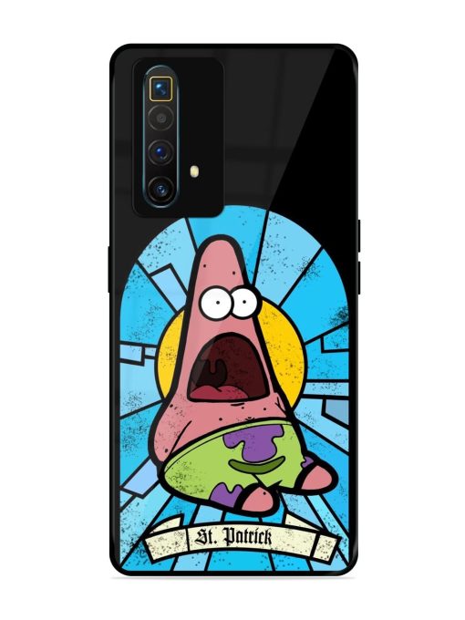 St. Patrick'S Day Stained Glass Patrick Star Glossy Soft Edge Case for Realme X3 Superzoom Chachhi