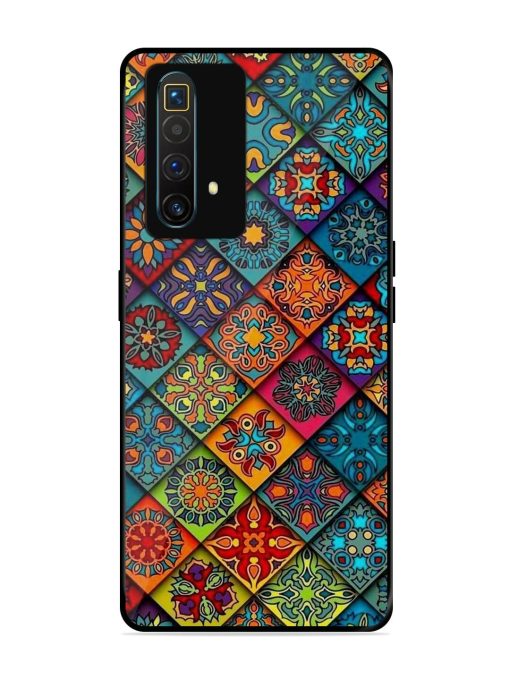 Patchwork Mandala Mosaic Glossy Soft Edge Case for Realme X3 Superzoom Chachhi