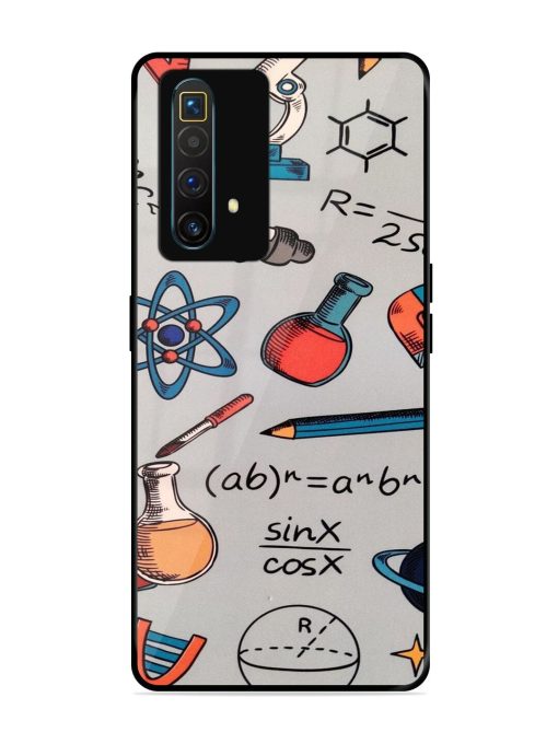 Science Doodle Delight Glossy Soft Edge Case for Realme X3 Superzoom Chachhi