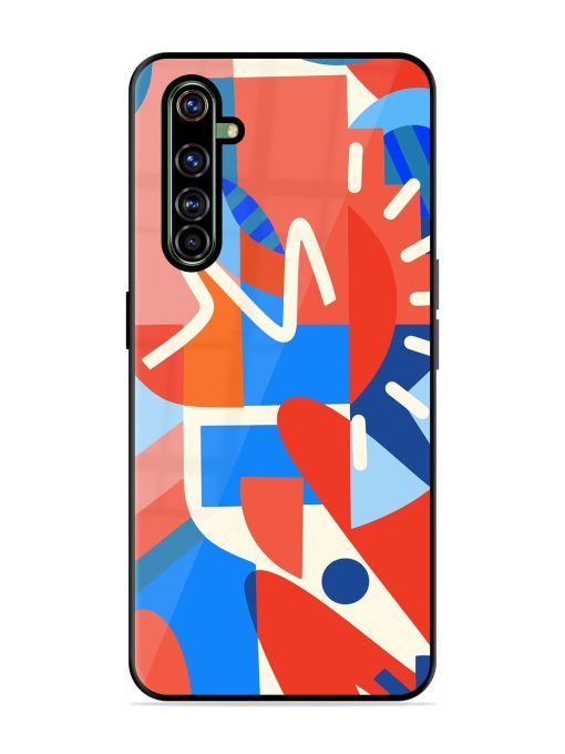 Abstract Harmony Glossy Soft Edge Case for Realme X50 Pro Chachhi