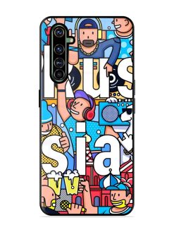 Russian Vibes Glossy Soft Edge Case for Realme X50 Pro