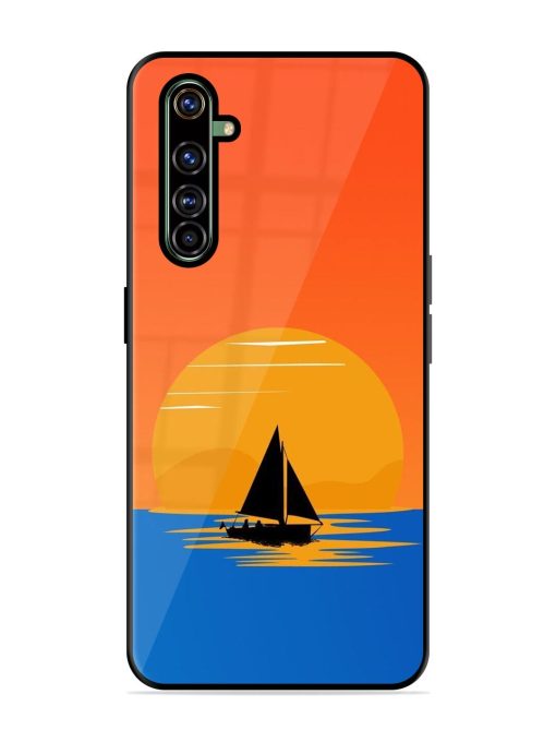 Sunset Sail Glossy Soft Edge Case for Realme X50 Pro Chachhi