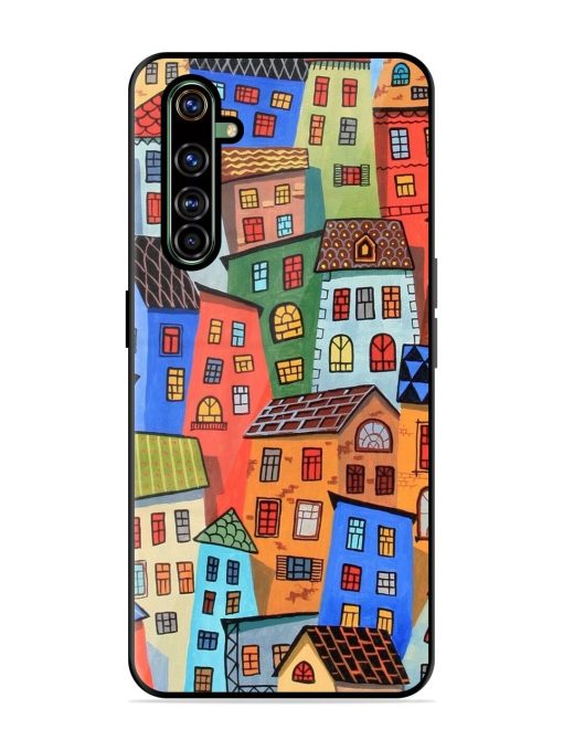 Rainbow House Glossy Soft Edge Case for Realme X50 Pro Chachhi