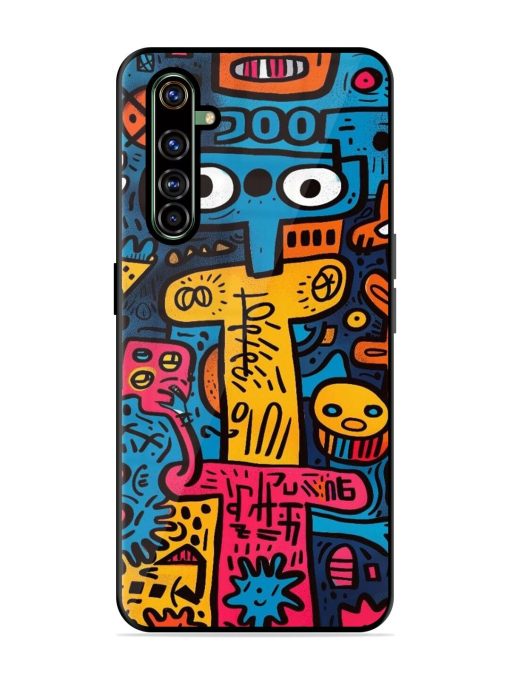 Doodletopia Glossy Soft Edge Case for Realme X50 Pro Chachhi