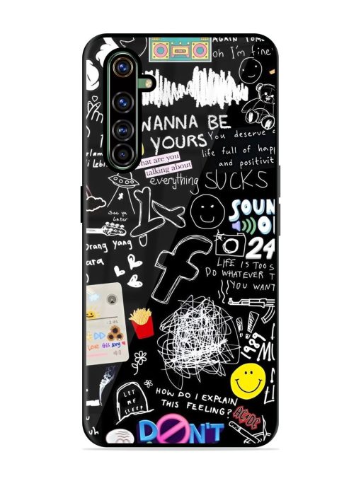 Doodle Diary Glossy Soft Edge Case for Realme X50 Pro Chachhi