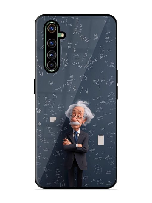 Albert Einstein Glossy Soft Edge Case for Realme X50 Pro Chachhi