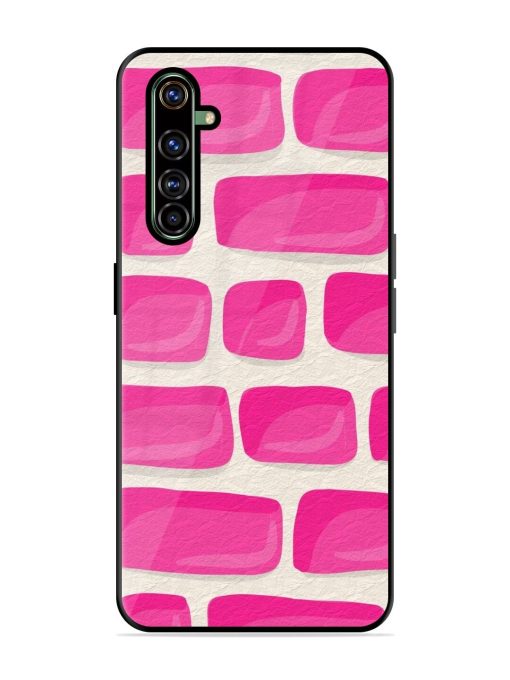 Pink Brick Wall Glossy Soft Edge Case for Realme X50 Pro Chachhi