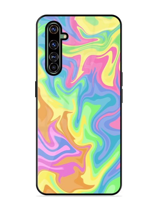 Whimsical Swirl Glossy Soft Edge Case for Realme X50 Pro Chachhi