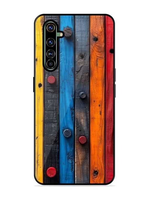 Rainbow Plank Glossy Soft Edge Case for Realme X50 Pro Chachhi