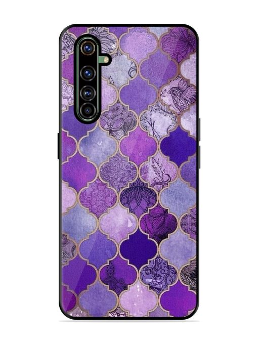 Purple Mosaic Magic Glossy Soft Edge Case for Realme X50 Pro Chachhi