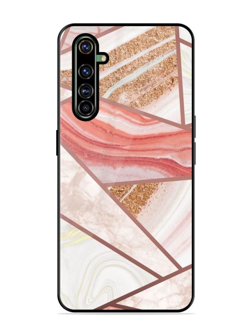 Rosy Mosaic Glossy Soft Edge Case for Realme X50 Pro Chachhi