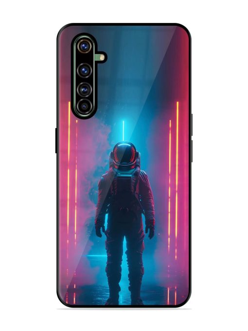 Neon Astronaut Glossy Soft Edge Case for Realme X50 Pro Chachhi