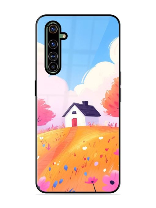 Hilltop Haven Glossy Soft Edge Case for Realme X50 Pro Chachhi