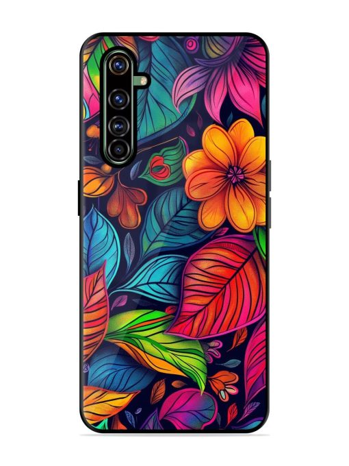 Rainbow Of Blooms Glossy Soft Edge Case for Realme X50 Pro