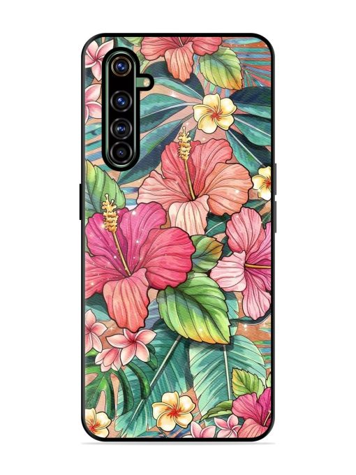 Tropical Tapestry Glossy Soft Edge Case for Realme X50 Pro Chachhi