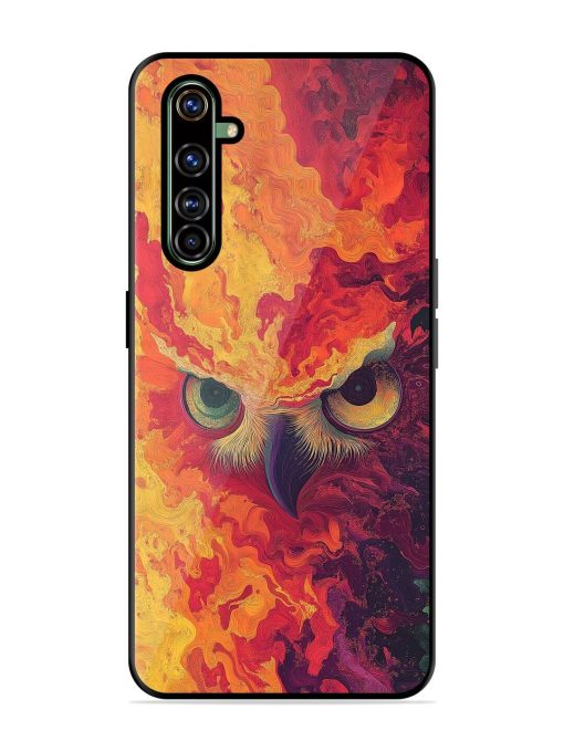 Fiery Owl Glossy Soft Edge Case for Realme X50 Pro Chachhi