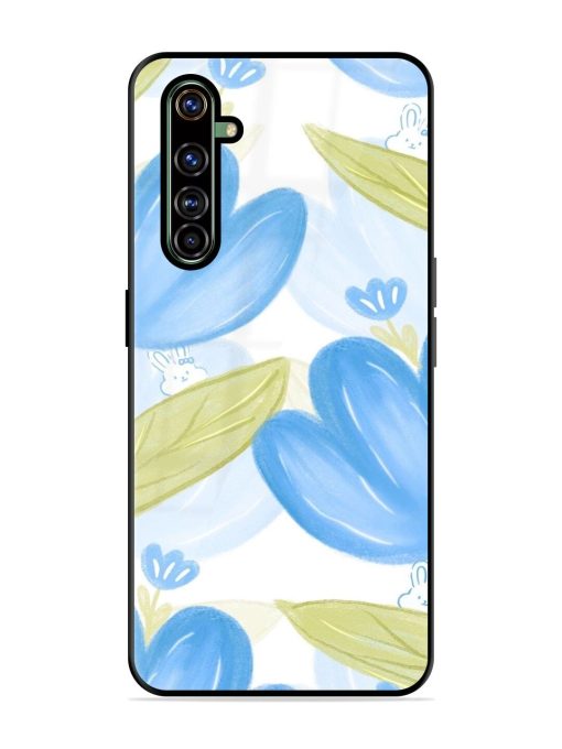 Bunny'S Blue Garden Glossy Soft Edge Case for Realme X50 Pro Chachhi