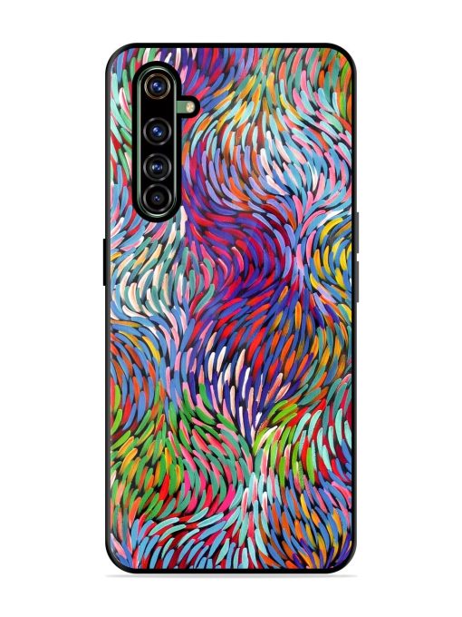 Vibrant Waves Glossy Soft Edge Case for Realme X50 Pro Chachhi