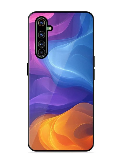 Cosmic Currents Glossy Soft Edge Case for Realme X50 Pro