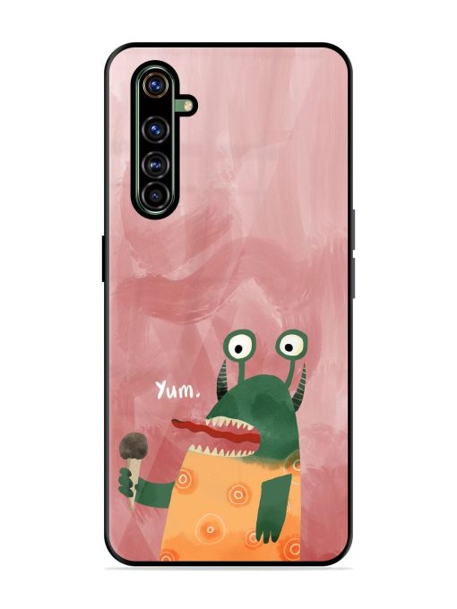 Hungry Monster Glossy Soft Edge Case for Realme X50 Pro Chachhi