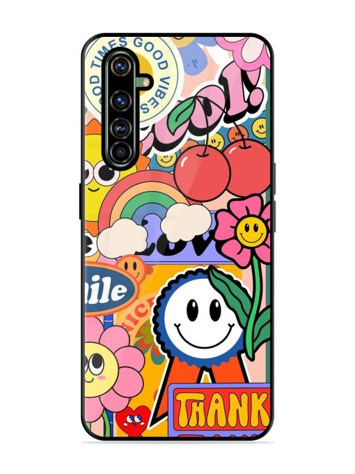 Good Times Good Vibes Glossy Soft Edge Case for Realme X50 Pro Chachhi