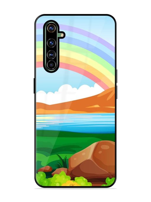 Rainbow Over The Lake Glossy Soft Edge Case for Realme X50 Pro Chachhi