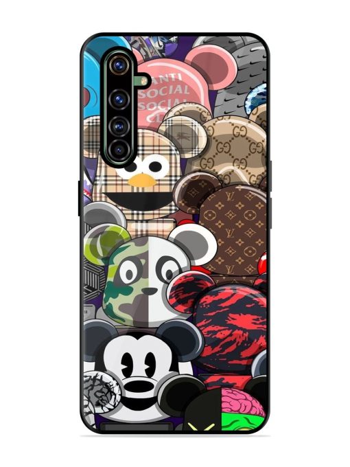 Streetwear Bearbrick Extravaganza Glossy Soft Edge Case for Realme X50 Pro Chachhi