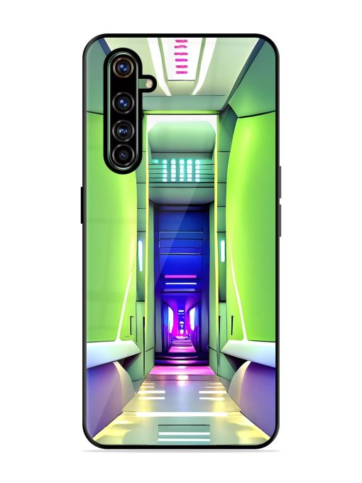 Neon Corridor Glossy Soft Edge Case for Realme X50 Pro Chachhi