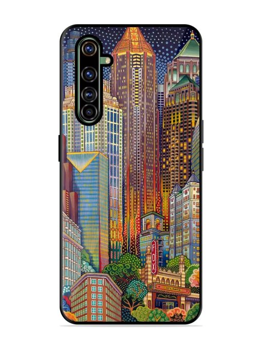 Neon Nightscape Glossy Soft Edge Case for Realme X50 Pro Chachhi