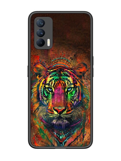 Cosmic Tiger Glossy Soft Edge Case for Realme X7 (5G) Chachhi