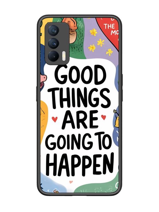 Uplifting Scribbles Glossy Soft Edge Case for Realme X7 (5G) Chachhi