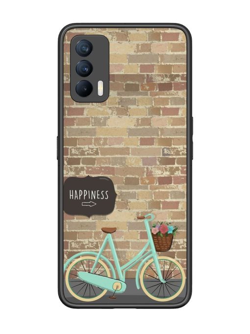 Pedaling Towards Happiness Glossy Soft Edge Case for Realme X7 (5G) Chachhi