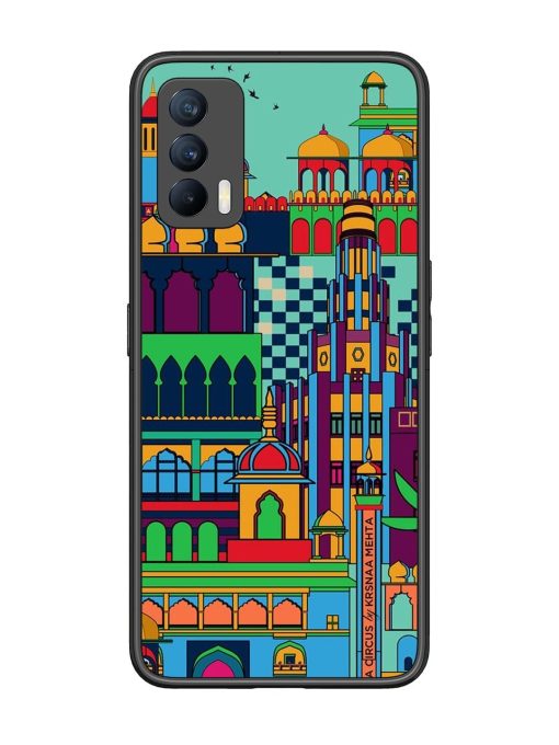 Indian Tapestry Glossy Soft Edge Case for Realme X7 (5G) Chachhi