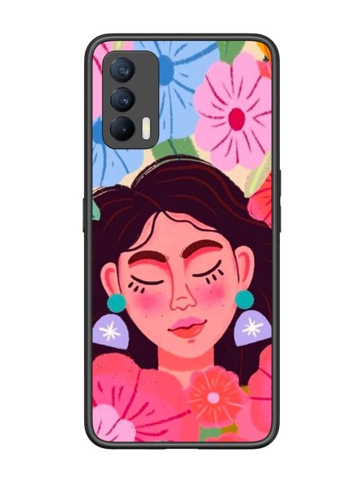 Blooming Serenity Glossy Soft Edge Case for Realme X7 (5G) Chachhi