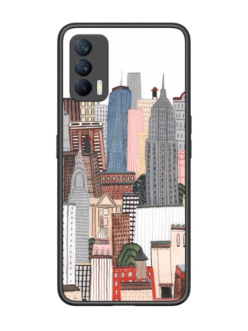 Cityscape Dreams Glossy Soft Edge Case for Realme X7 (5G) Chachhi