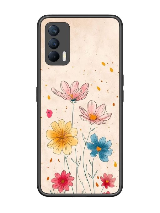 Delicate Bloom Glossy Soft Edge Case for Realme X7 (5G) Chachhi