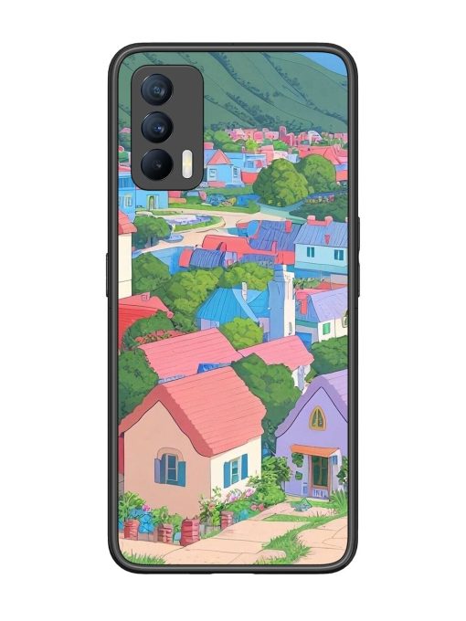 Pastel Paradise Glossy Soft Edge Case for Realme X7 (5G) Chachhi