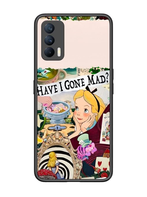 Mad Hatter'S Collage Glossy Soft Edge Case for Realme X7 (5G) Chachhi