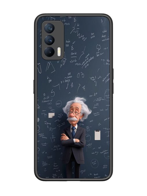 Albert Einstein Glossy Soft Edge Case for Realme X7 (5G) Chachhi